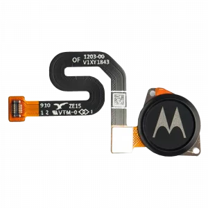 Fingerprint Scanner With Adhesive For Motorola Moto G7 Play (XT1952-X / 2019) (Genuine OEM) (Black)