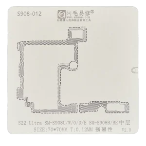 Reballing Stencil For Motherboard Middle Layer For Samsung Galaxy S22 Ultra (Amaoe)