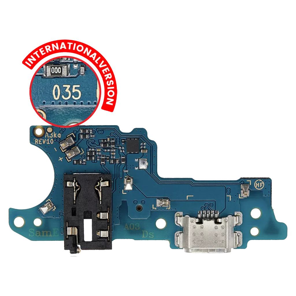Charging Port Board With Headphone Jack For Samsung Galaxy A03 (A035 / 2021) (International Version) (Premium)