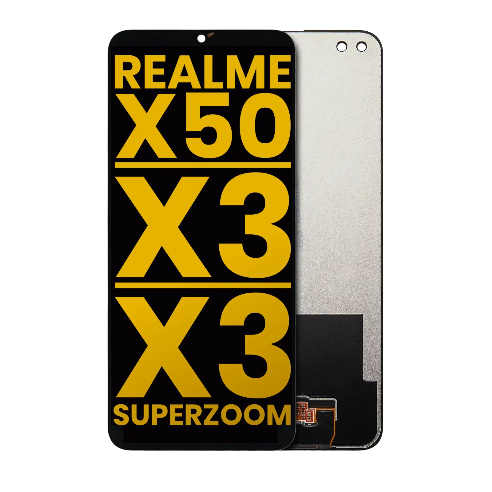 LCD Assembly Without Frame For Realme X50 5G / X3 / X3 SuperZoom (Refurbished) (All Colors)