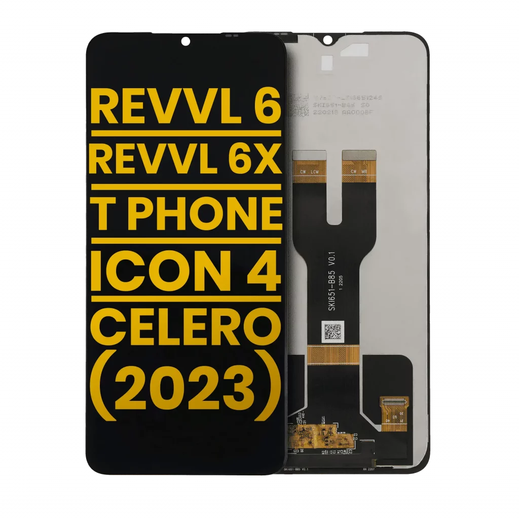 LCD Assembly Without Frame For T-Mobile Revvl 6 / Revvl 6x 5G / T Phone / Cricket Icon 4 / Boost Mobile Celero 5G (2023) (Refurbished) (All Colors)