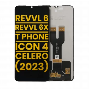 LCD Assembly Without Frame For T-Mobile Revvl 6 / Revvl 6x 5G / T Phone / Cricket Icon 4 / Boost Mobile Celero 5G (2023) (Refurbished) (All Colors)