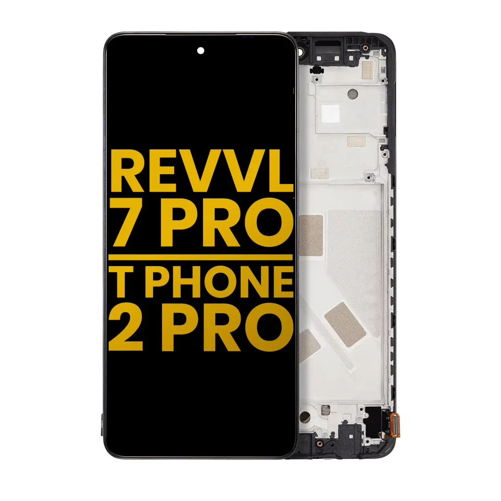 OLED Assembly With Frame For T-Mobile Revvl 7 Pro / T Phone 2 Pro 5G (Refurbished) (All Colors)