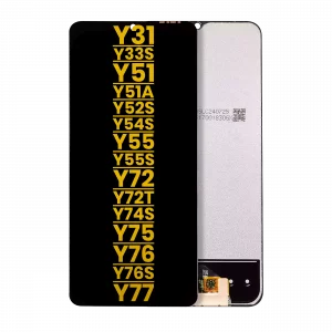 LCD Assembly Without Frame For Vivo Y31 / Y33s / Y51 / Y51a / Y52s 5G / Y53s / Y55 5G / Y55s / Y72 5G / Y72t / Y74s / Y75 5G / Y76 5G / Y76s / Y77 5G (Refurbished) (All Colors)