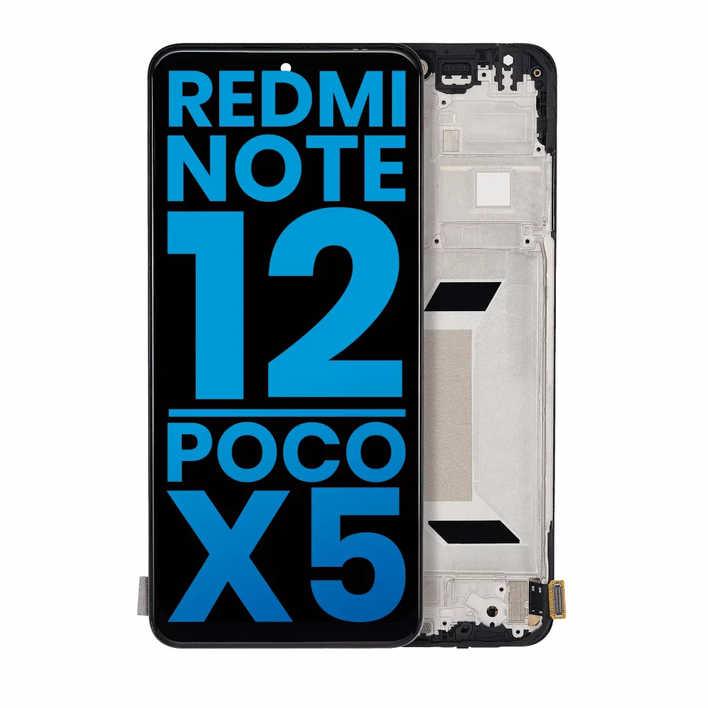 LCD Assembly With Frame For Xiaomi Redmi Note 12 5G / Poco X5 (Aftermarket: Incell) (All Colors)