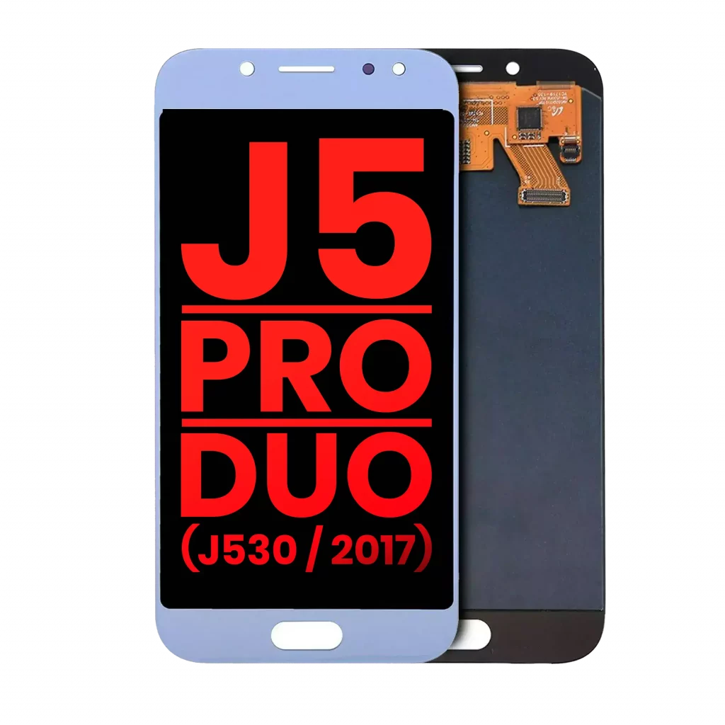 OLED Assembly Without Frame For Samsung Galaxy J5 / Pro / Duo (J530 / 2017) (Aftermarket Plus) (Blue / Silver)