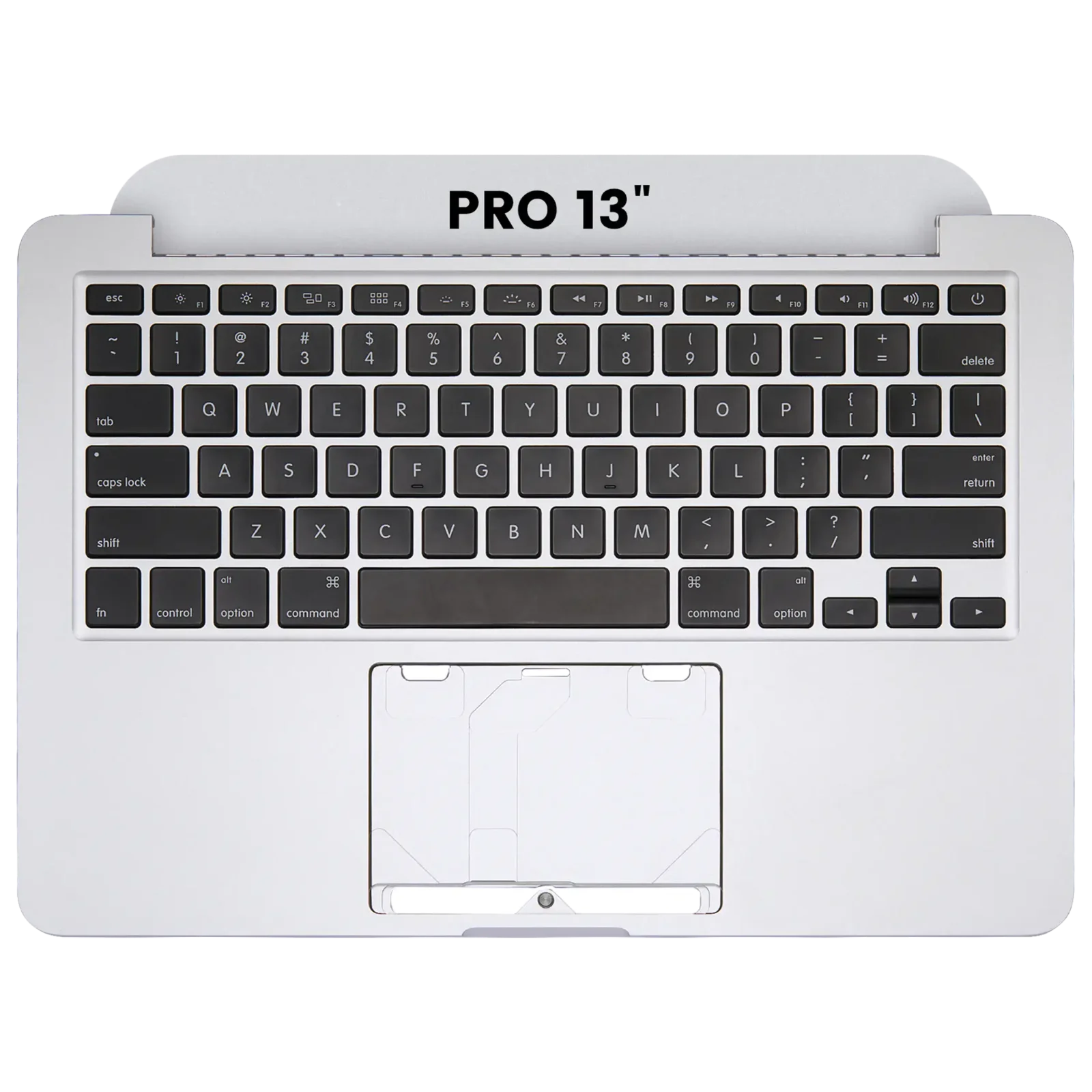Top Case with Keyboard (ANSI US) For MacBook Pro 13" A1425 (2012-2013) (Used OEM Pull: Grade A)
