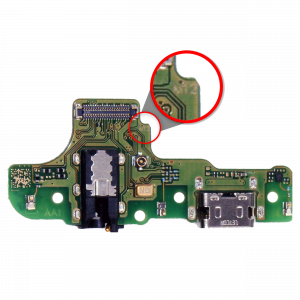 Charging Port With Board For Samsung Galaxy A20s (A207F / 2019) (M12) (International Version) (Aftermarket Plus)