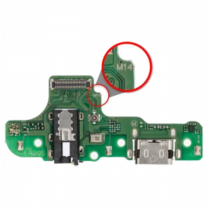 Charging Port With Board For Samsung Galaxy A20s (A207M / 2019) (M14) (International Version) (Aftermarket Plus)