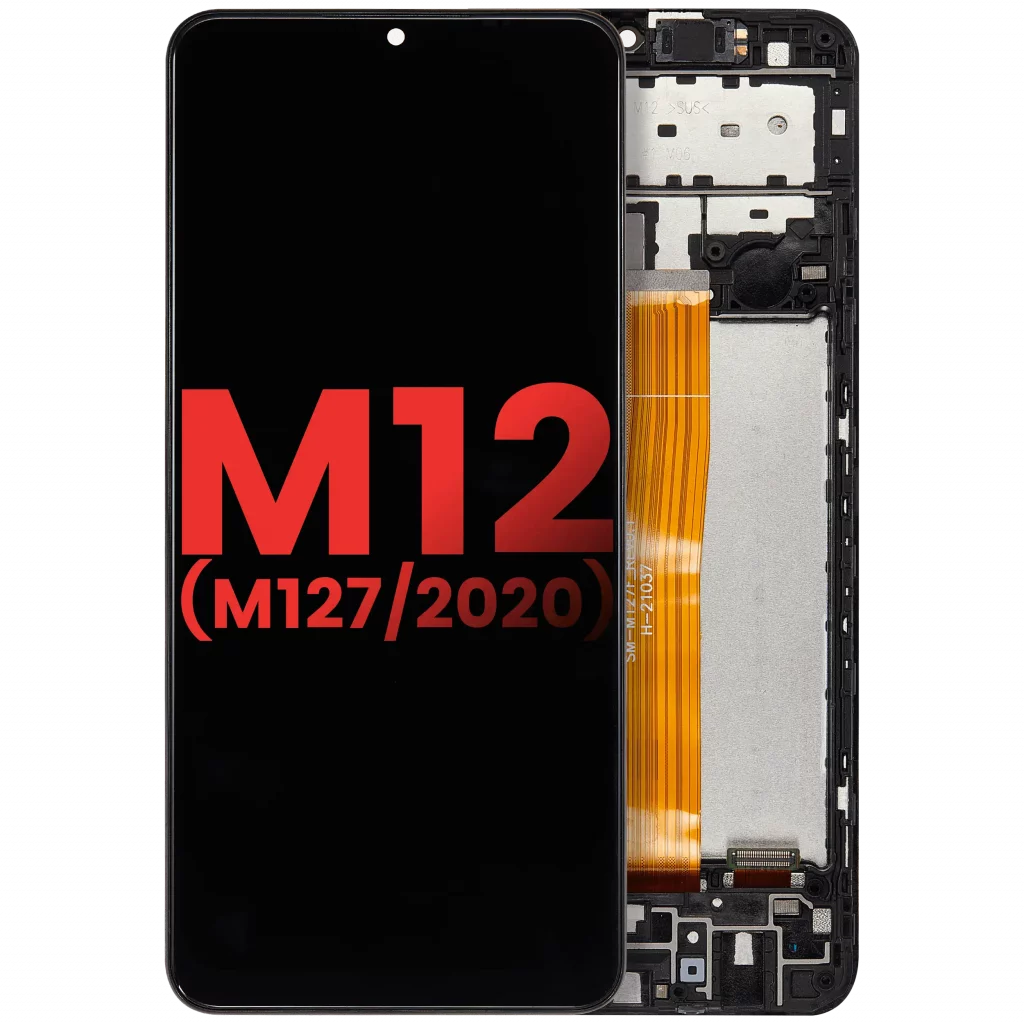 LCD Assembly With Frame For Samsung Galaxy M12 (M127 / 2020) (Aftermarket Plus) (All Colors)
