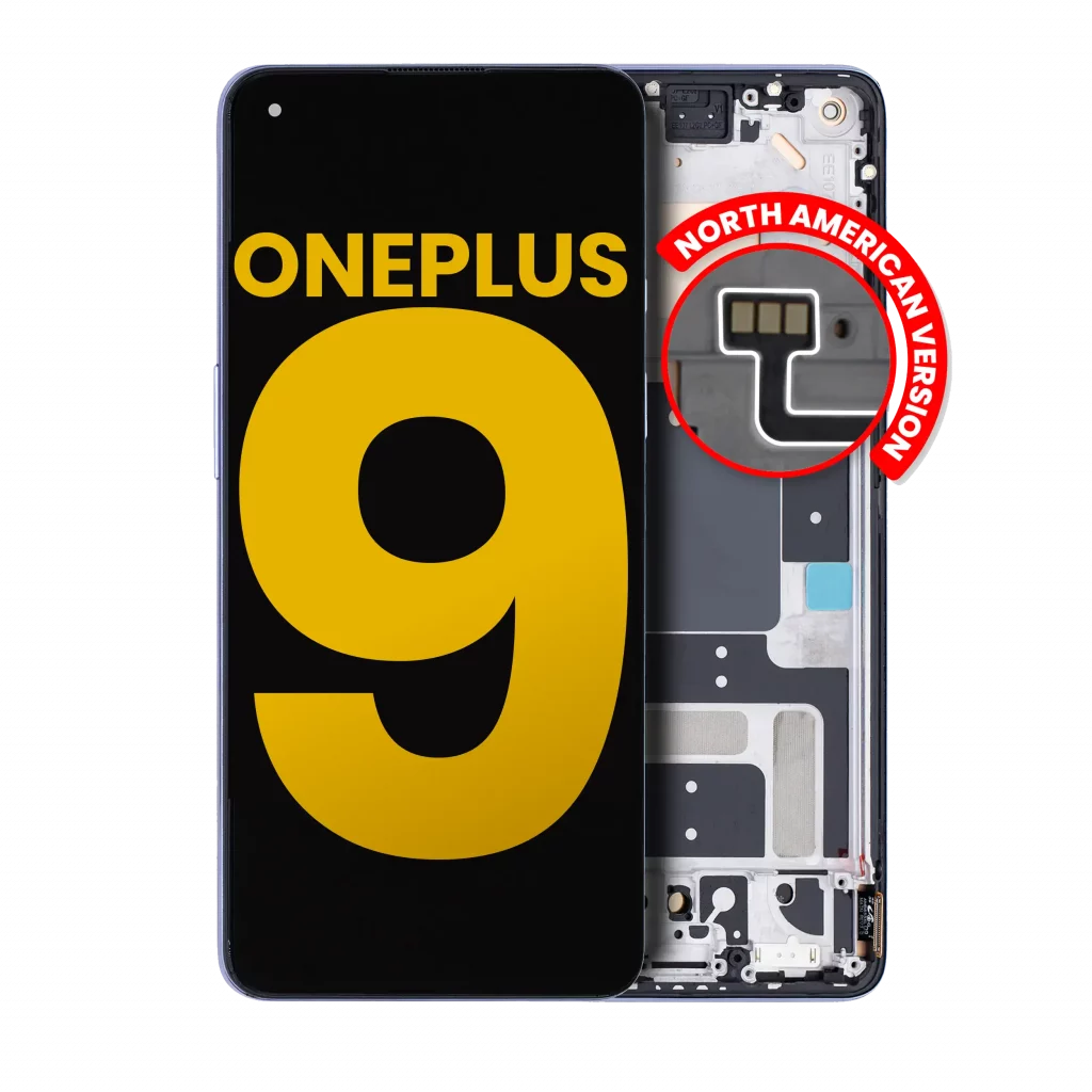 OLED Assembly With Frame For OnePlus 9 (US Version) (Refurbished) (Winter Mist)