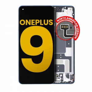 OLED Assembly With Frame For OnePlus 9 (North America) (Refurbished) (Arctic Sky)
