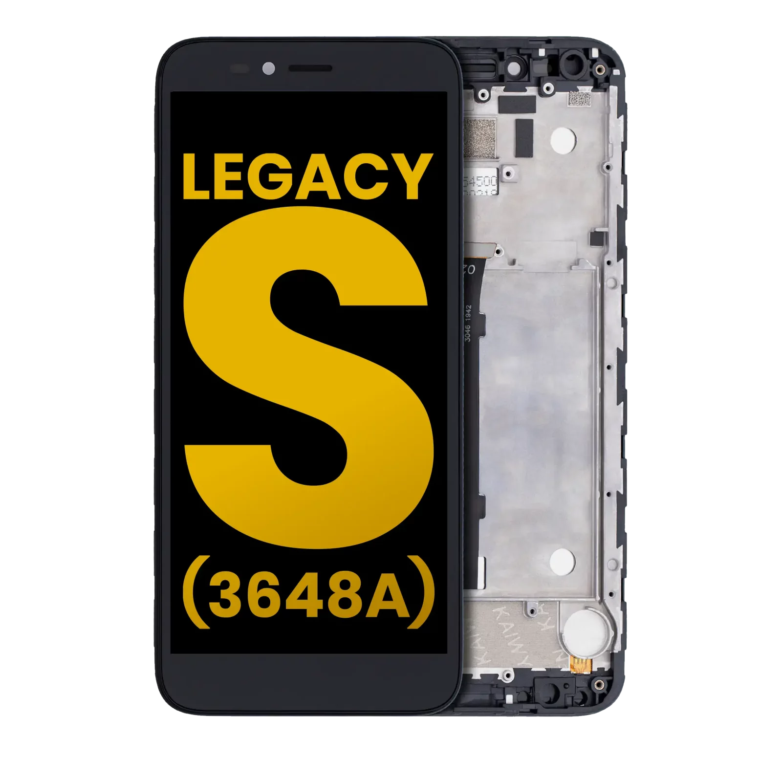 LCD Assembly With Frame For Coolpad Legacy S (3648A) (Refurbished) (Black)