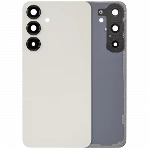 Back Cover Glass With Camera Lens For Samsung Galaxy S25 Plus 5G (No Logo) (Aftermarket Plus) (Pink Gold)