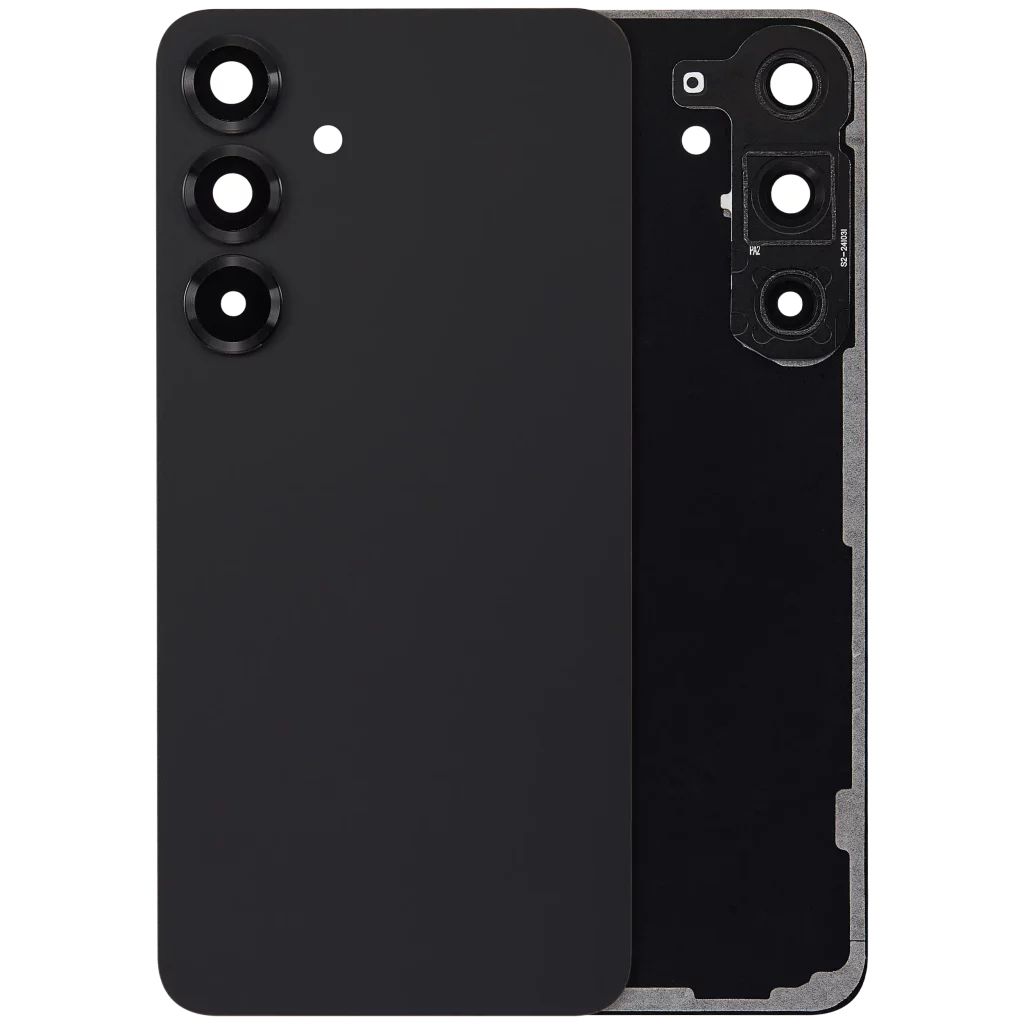Back Cover Glass With Camera Lens For Samsung Galaxy S25 Plus 5G (No Logo) (Aftermarket Plus) (Blue Black)