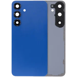 Back Cover Glass With Camera Lens For Samsung Galaxy S25 Plus 5G (No Logo) (Aftermarket Plus) (Navy)
