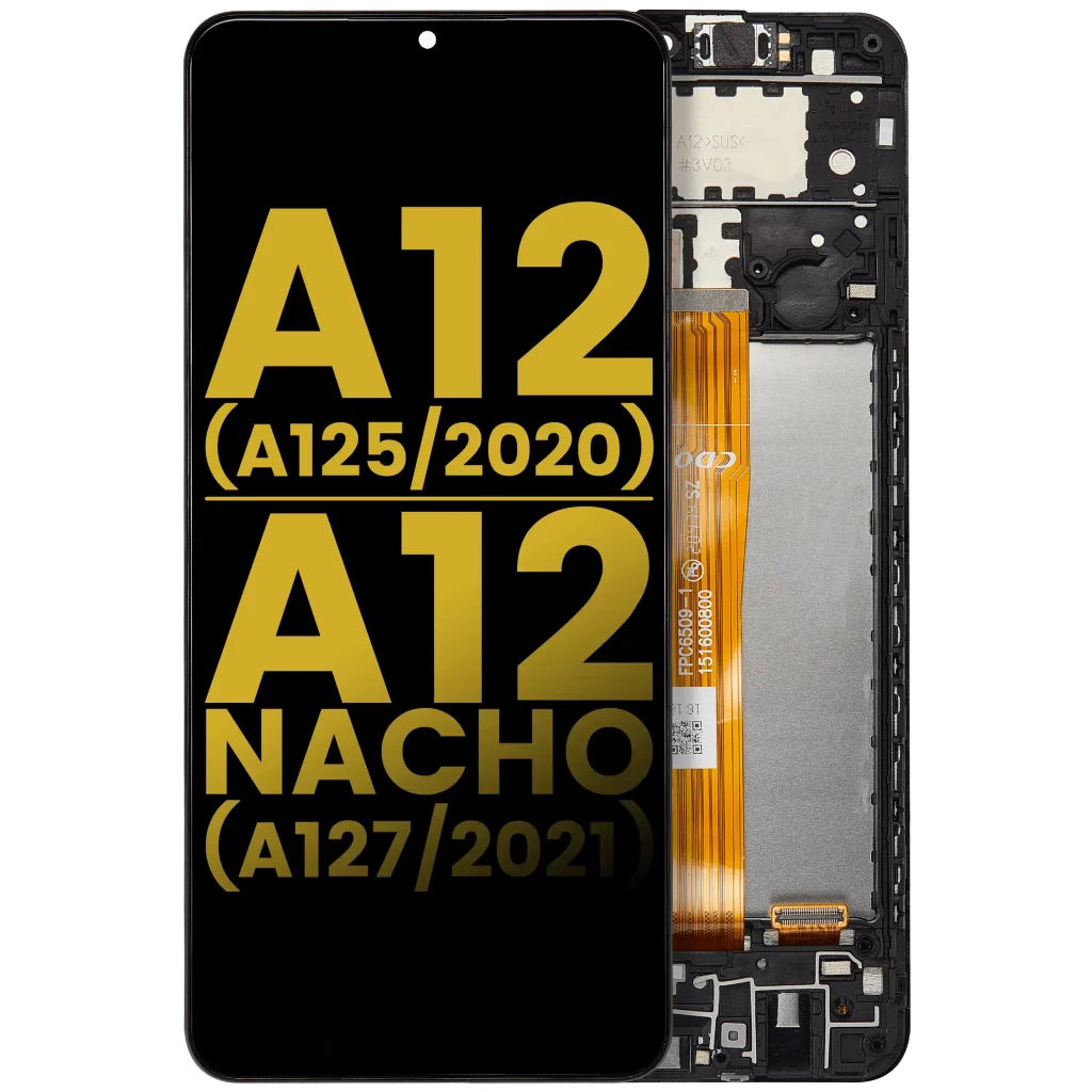 LCD Assembly With Frame For Samsung Galaxy A12 (A125 / 2020) / A12 Nacho (A127 / 2021) (Refurbished) (All Colors)