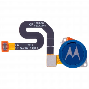 Fingerprint Scanner With Flex For Motorola Moto G7 Power (XT1955 / 2019) (Genuine OEM) (Marine Blue)