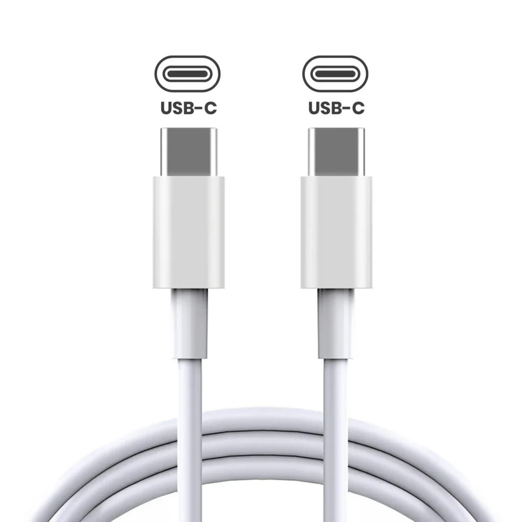 USB-C to C Cable For iPhone / iPad (1 m / 3 ft) (OEM Grade New) (Bulk Packaging) (10 Pack)