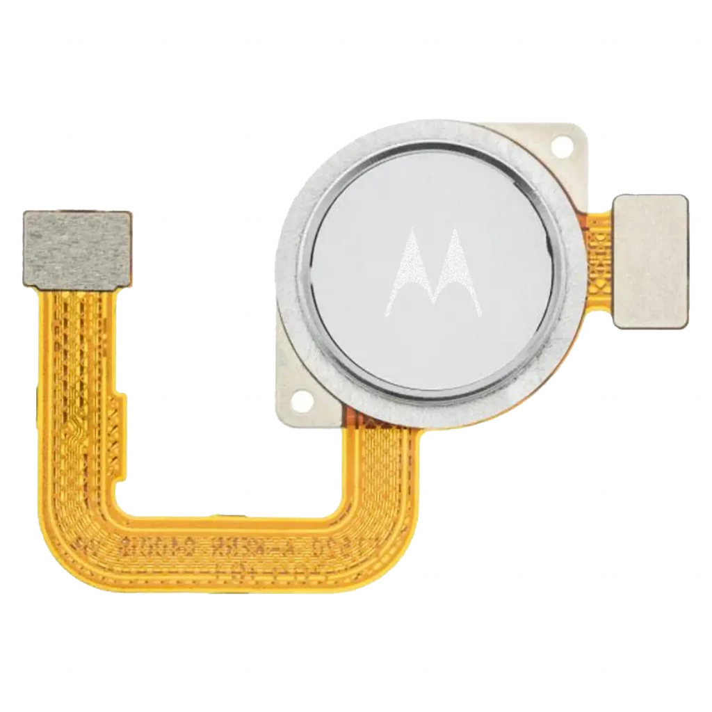 Fingerprint Reader With Flex Cable For Motorola Moto G Fast (XT2045 / 2020) (Genuine OEM) (Pearl White)