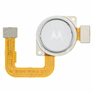 Fingerprint Reader With Flex Cable For Motorola Moto G Fast (XT2045 / 2020) (Genuine OEM) (Pearl White)
