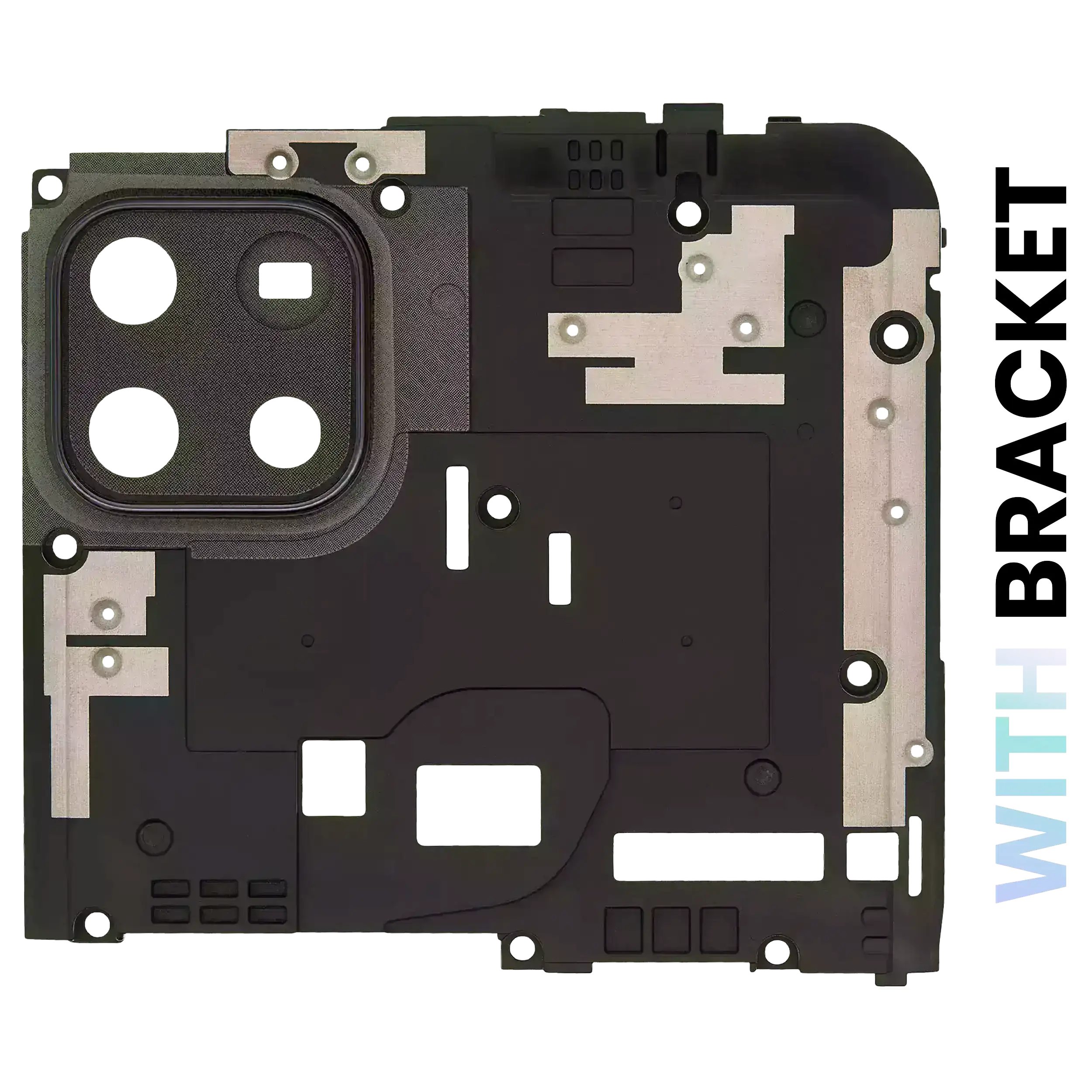 Back Camera Lens With Bracket For Motorola Moto One 5G Ace (XT2113 / 2021) (Genuine OEM) (Molten Lava)