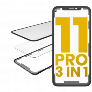 3 in 1 (Glass With OCA Pre-Installed + Frame) For iPhone 11 Pro (OCA Master)