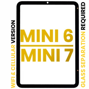 Digitizer For iPad Mini 6 (2021) / Mini 7 (2024) (WiFi / Cellular) (Glass Separation Required) (Premium) (All Colors)