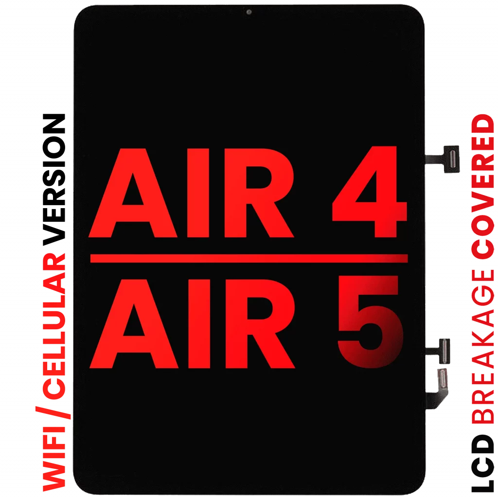 LCD Assembly With Digitizer For iPad Air 4 (2020) / iPad Air 5 (2022) (WiFi & Cellular) (Aftermarket Pro: XO7) (Black)
