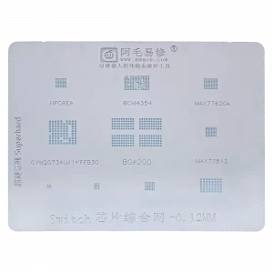 Switch IC Chip Stencils (0.12MM) (Amaoe)