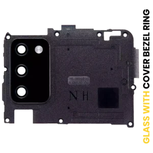 Back Camera Lens With Cover Bezel Ring For Samsung Galaxy A02S (A025 / 2020) (Black) (N Version)