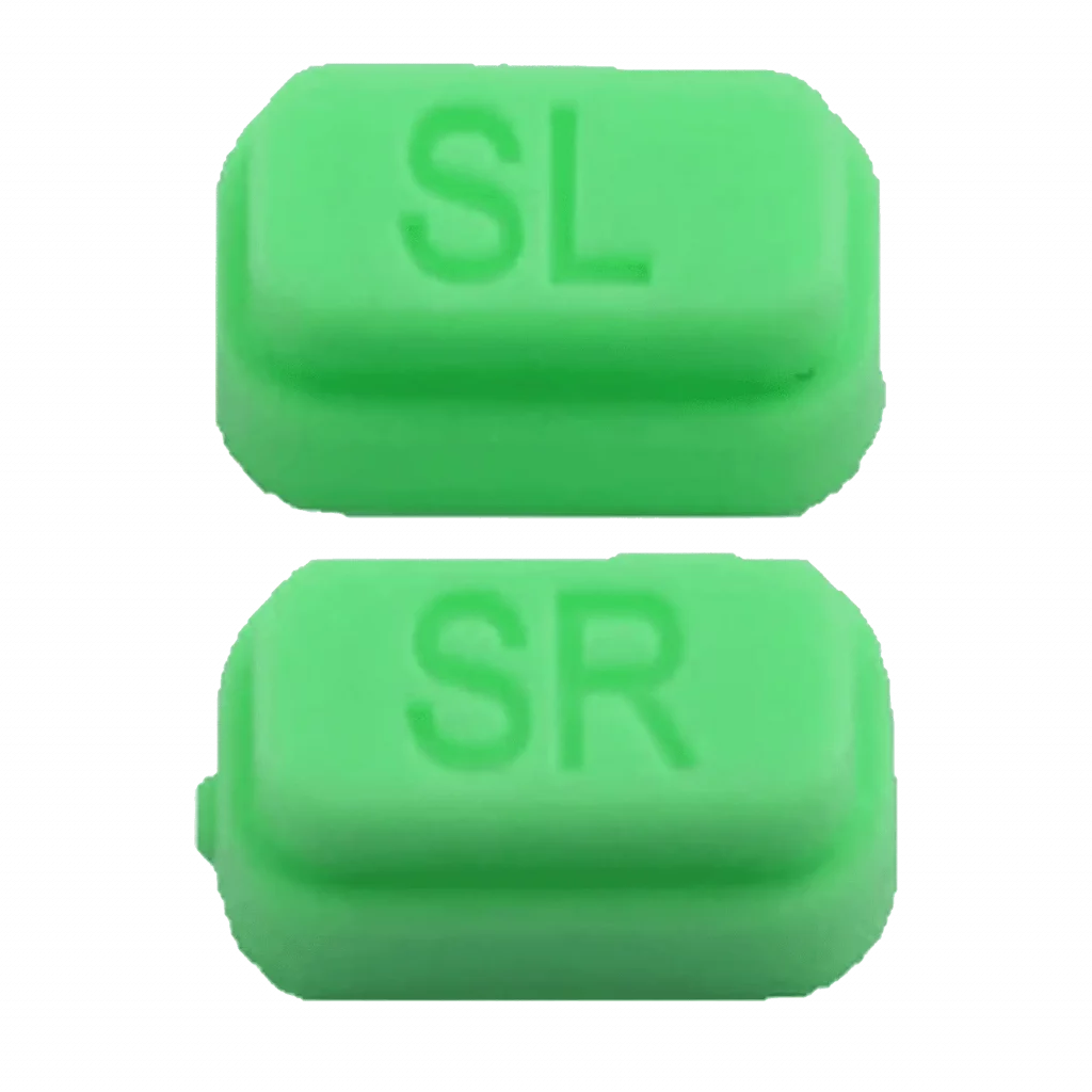 SR and SL Switch Button For Nintendo Switch Joy Con Controller (2 Piece Set) (Green)