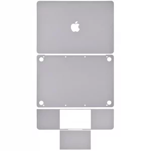 4in1 (Top, Bottom, Keyboard, Trackpad) Skin For MacBook 12"A1534 (2015-2017) (Space Gray)