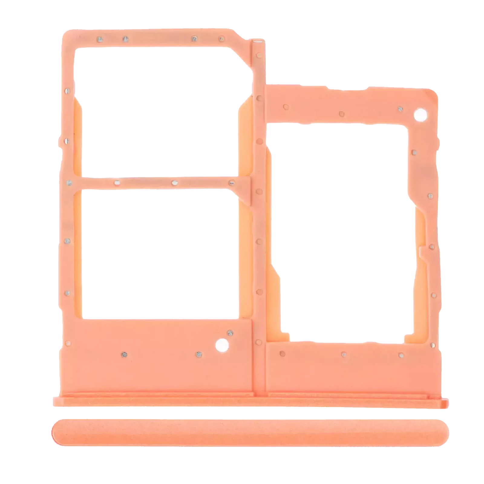 Dual Sim Card Tray For Samsung Galaxy A20E (A202 / 2019) (Coral)