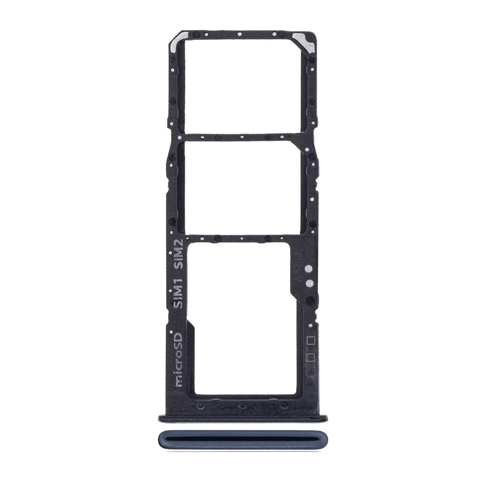 Dual Sim Card Tray For Samsung Galaxy A30S (A307 / 2019) (Black)