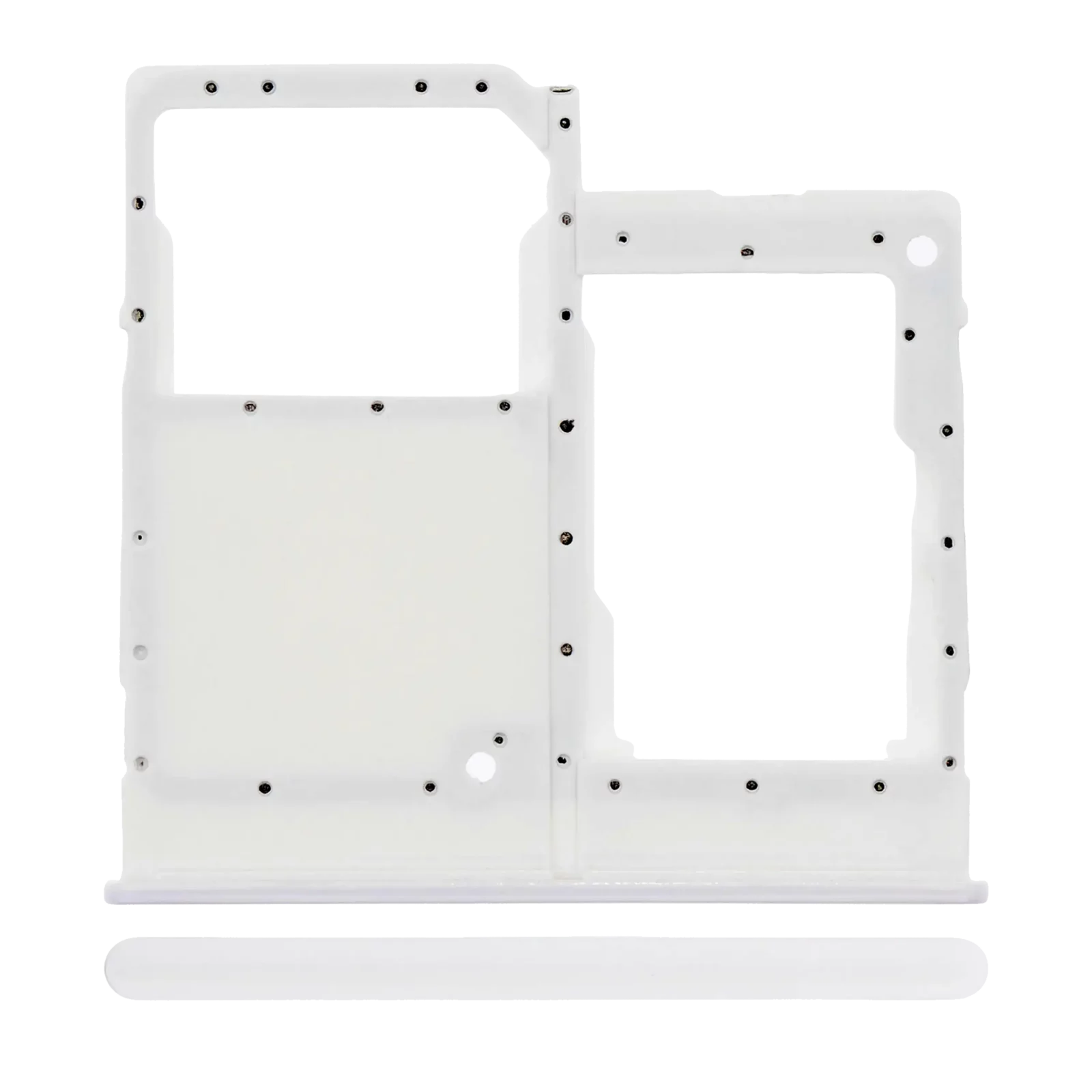 Single Sim Card Tray For Samsung Galaxy A20E (A202 / 2019) (White)