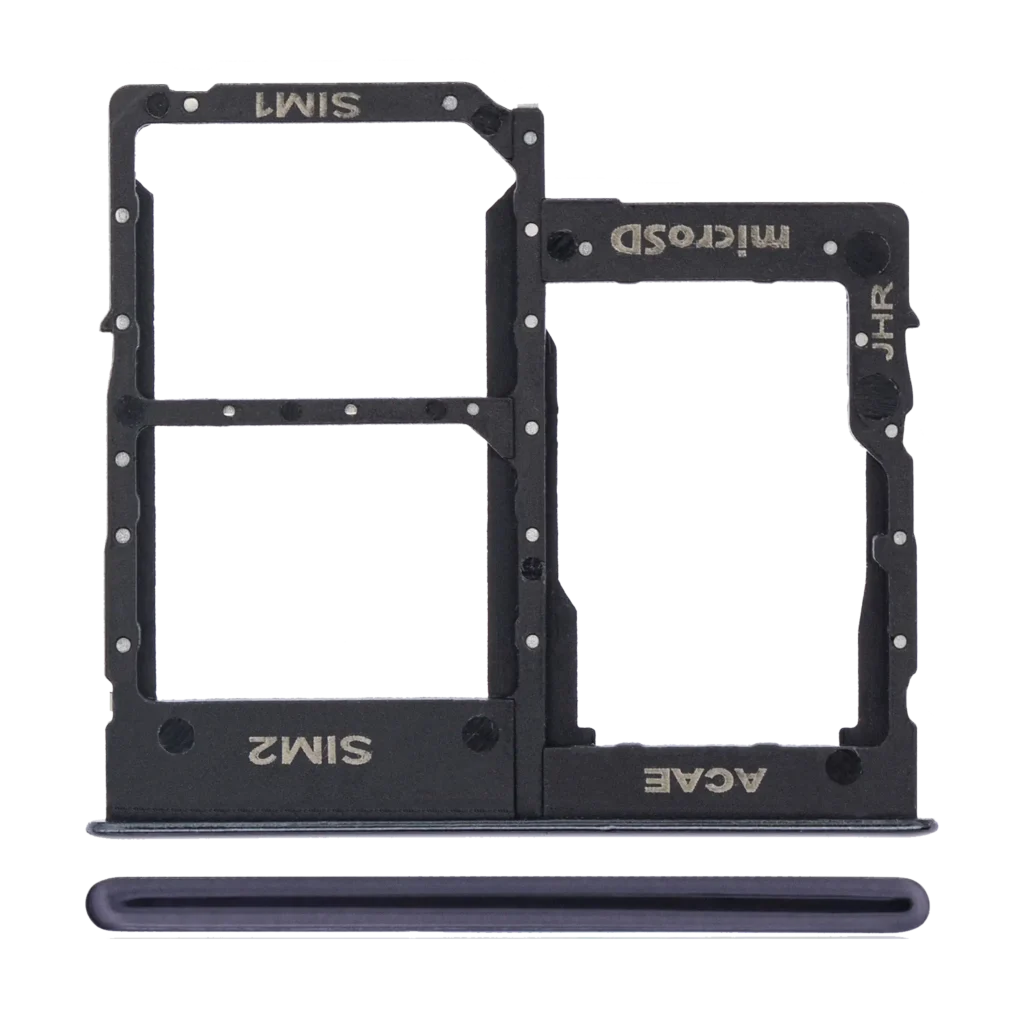 Dual Sim Card Tray For Samsung Galaxy A31 (A315 / 2020) (Prism Crush Black)