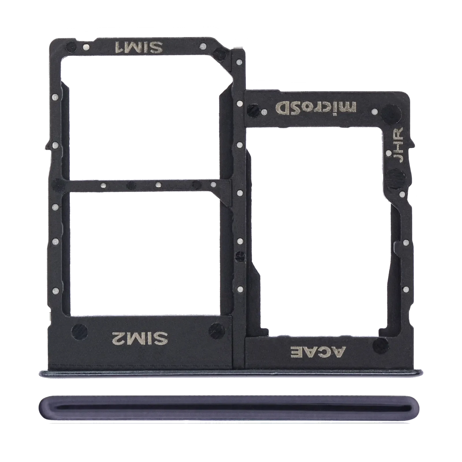 Dual Sim Card Tray For Samsung Galaxy A31 (A315 / 2020) (Prism Crush Black)