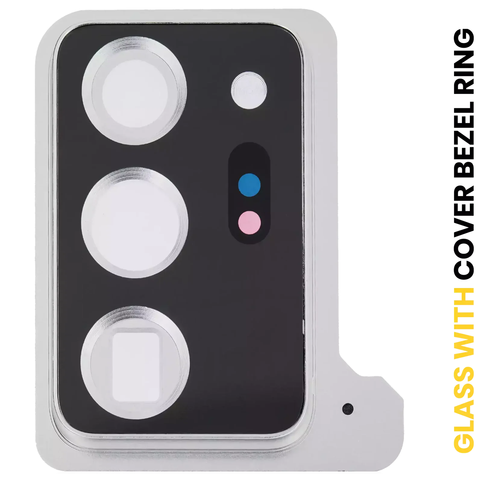 Back Camera Lens With Cover Bezel Ring For Samsung Galaxy Note 20 Ultra (Mystic White)