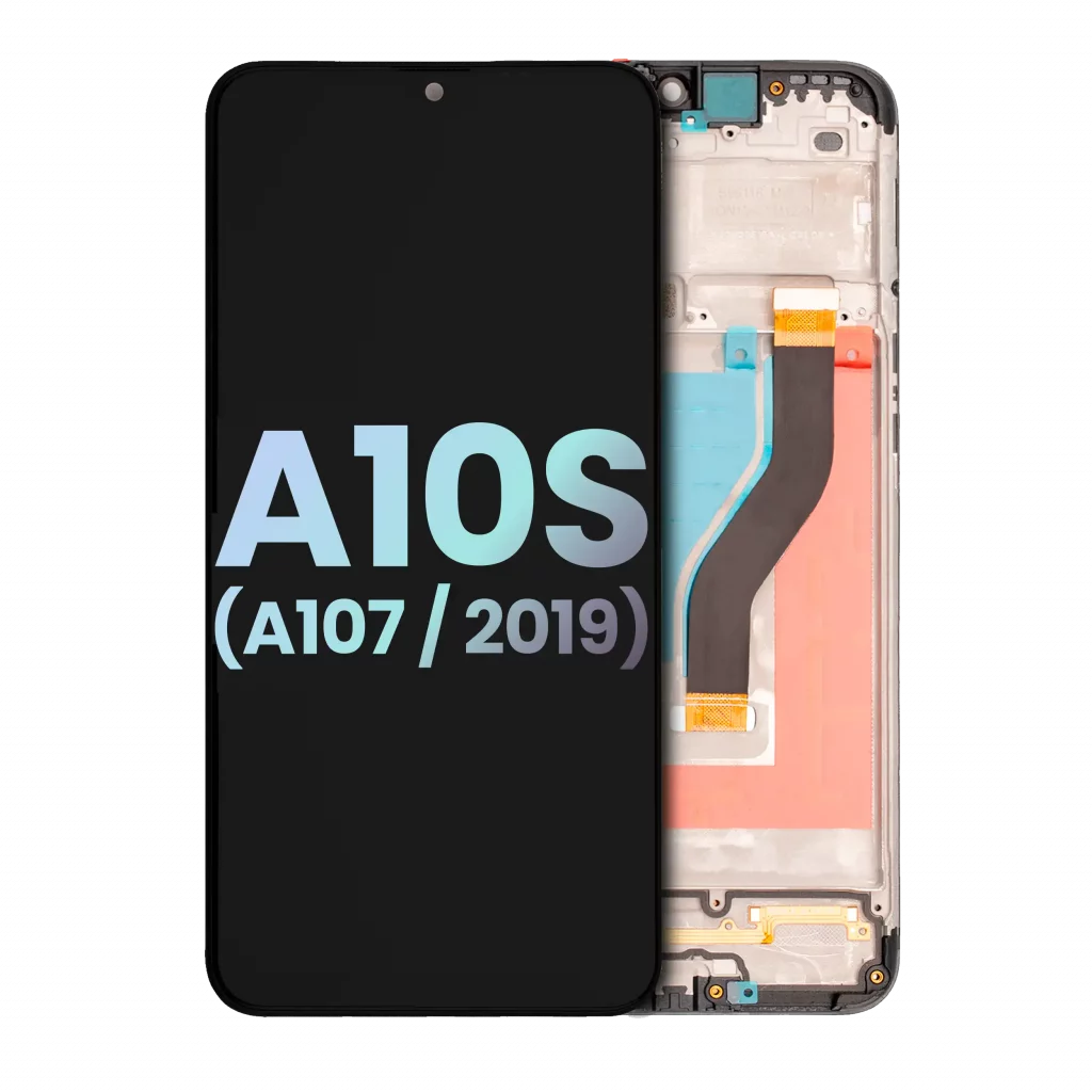LCD Assembly With Frame For Samsung Galaxy A10s (A107 / 2019) (Service Pack) (All Colors)