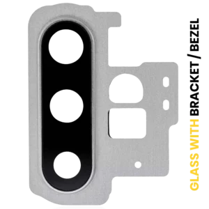 Back Camera Lens With Bracket / Bezel For Samsung Galaxy Note 10 Plus / 5G (Aura Glow / Silver)