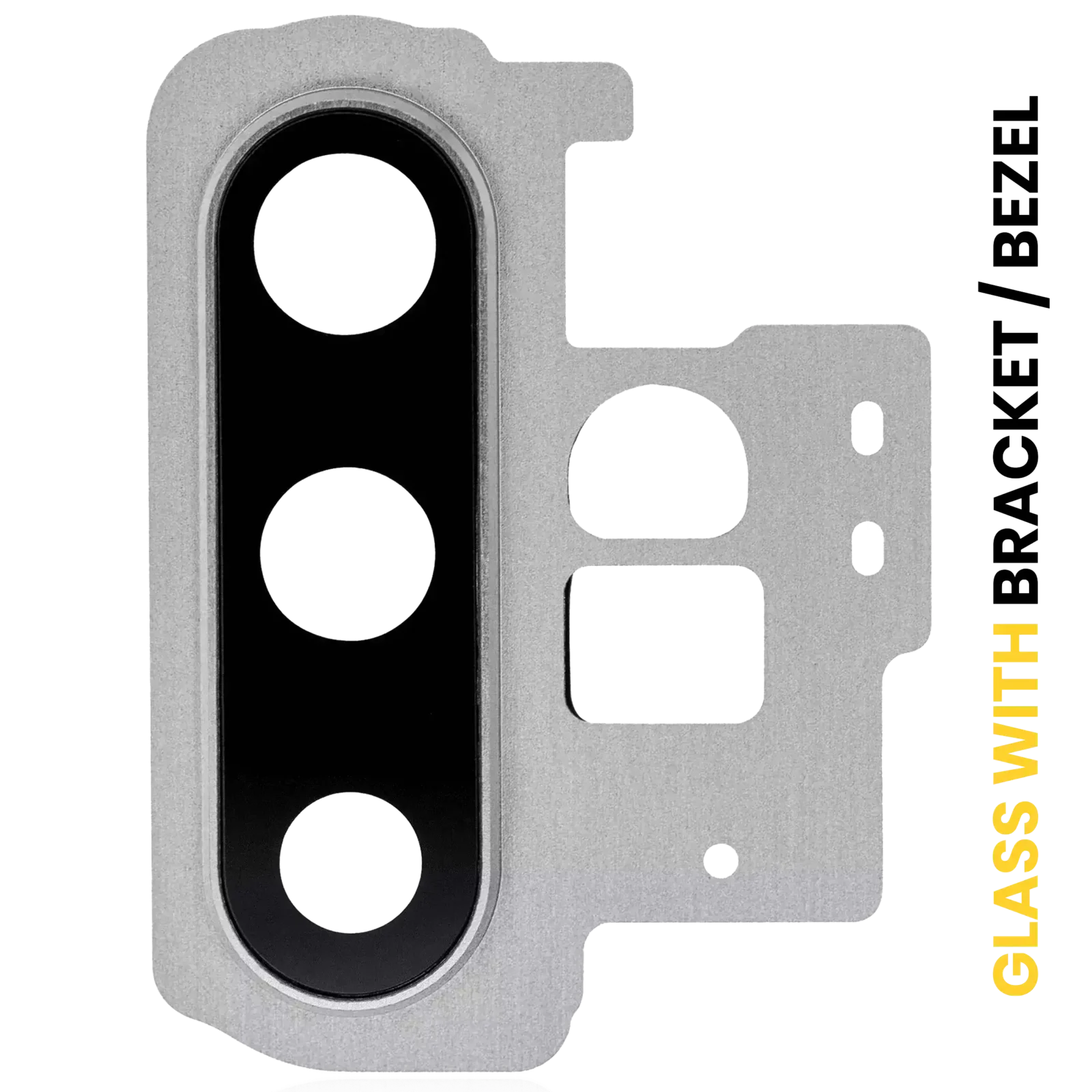 Back Camera Lens With Bracket / Bezel For Samsung Galaxy Note 10 Plus / 5G (Aura Glow / Silver)
