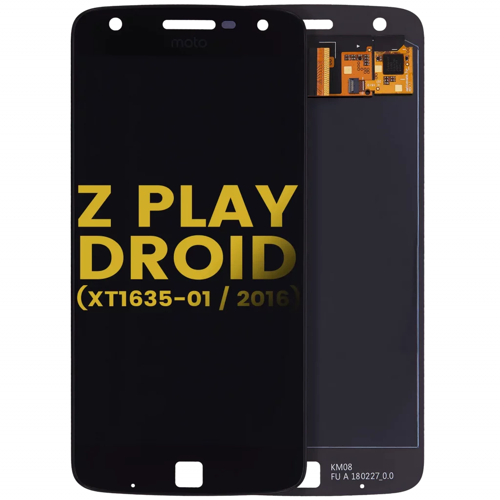 OLED Assembly Without Frame For Motorola Moto Z Play Droid (XT1635 / 2016) (Refurbished) (Black)