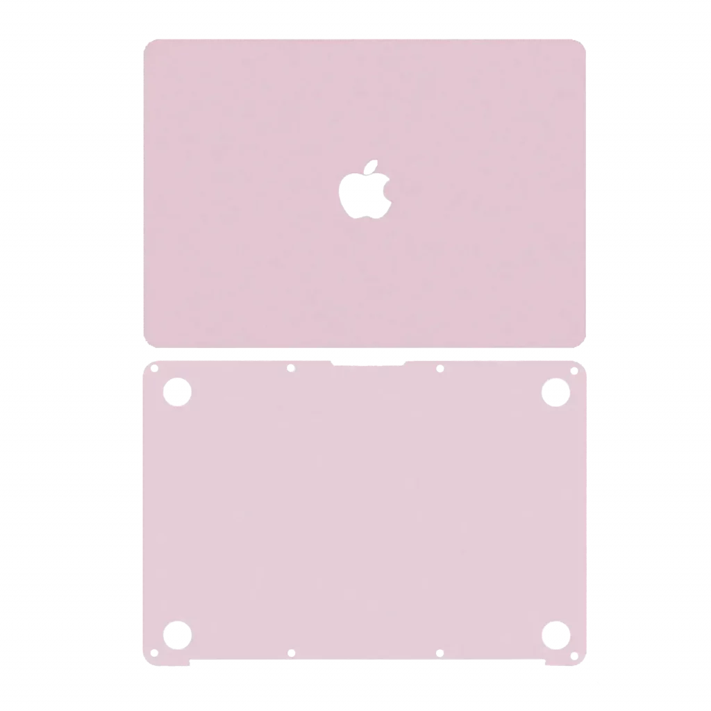 2 in 1 (Top and Bottom) Skin For MacBook 12" A1534 (2015-2017) (Rose Gold)