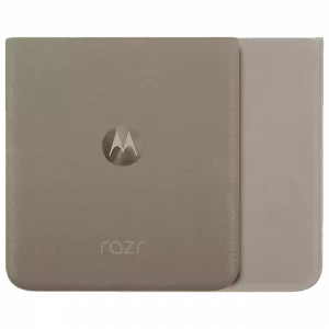 Back Cover Glass For Motorola Razr / Razr 50 (XT2453 / 2024) (Genuine OEM) (Beach Sand)