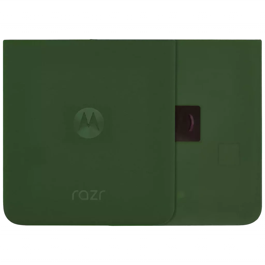 Back Cover Glass For Motorola Razr Plus / Razr 50 Ultra (XT2451 / 2024) / Razr Plus 2025 (XT2557 / 2025) (Genuine OEM) (Spring Green)