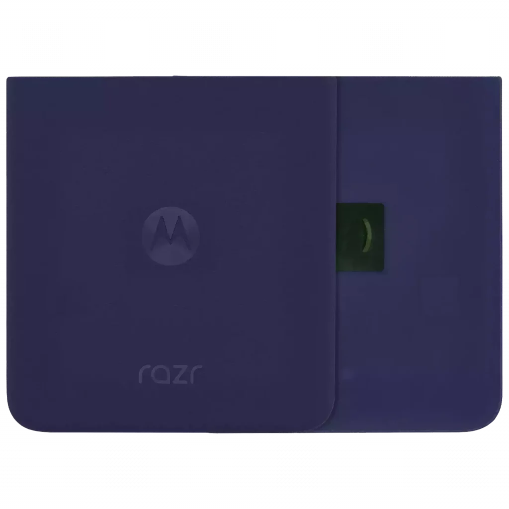 Back Cover Glass For Motorola Razr Plus / Razr 50 Ultra (XT2451 / 2024) / Razr Plus 2025 (XT2557 / 2025) (Genuine OEM) (Midnight Blue)