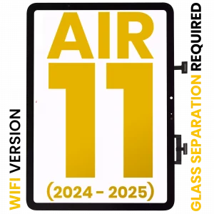 Digitizer For iPad Air 11"(2024 / 2025 / 2026) (Premium) (WiFi Only) (Black)