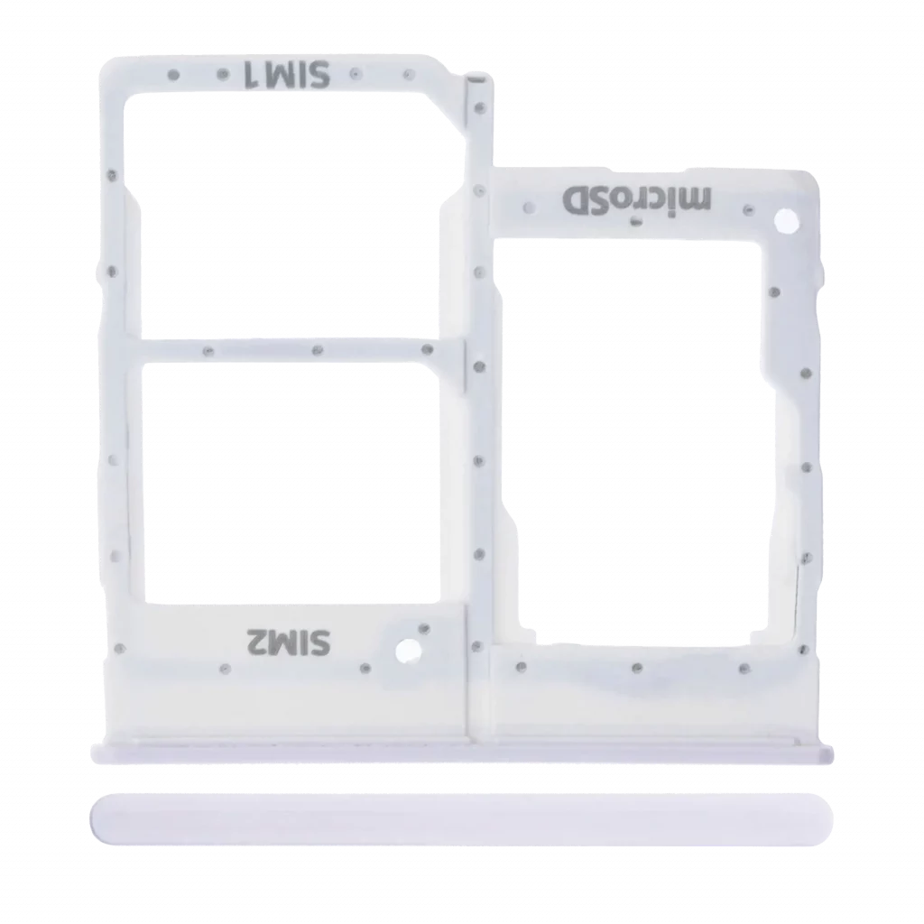 Dual Sim Card Tray For Samsung Galaxy A20E (A202 / 2019) (White)