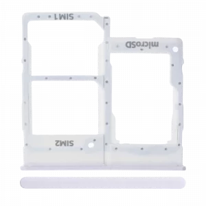 Dual Sim Card Tray For Samsung Galaxy A20E (A202 / 2019) (White)